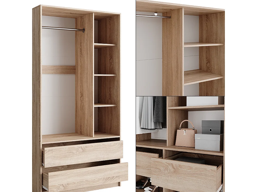 Armario sonoma 100x50x200 elmo