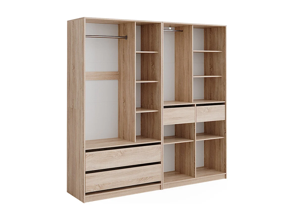 Armoire à vêtements sonoma 100x50x200 elmo