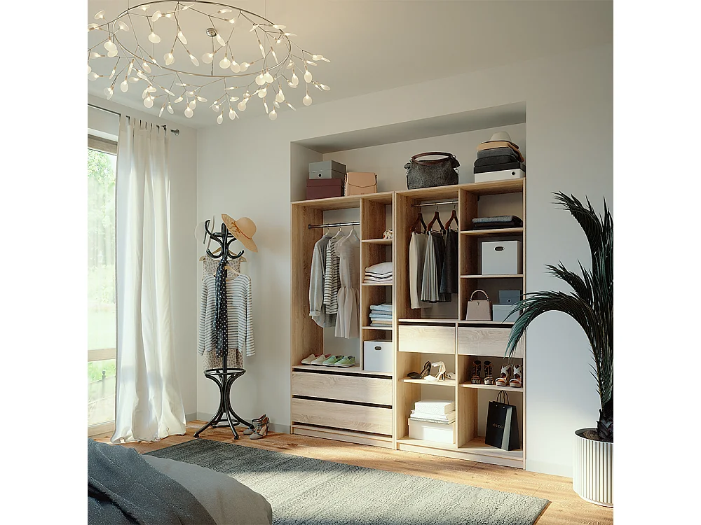 Armoire à vêtements sonoma 200x50x200 elmo