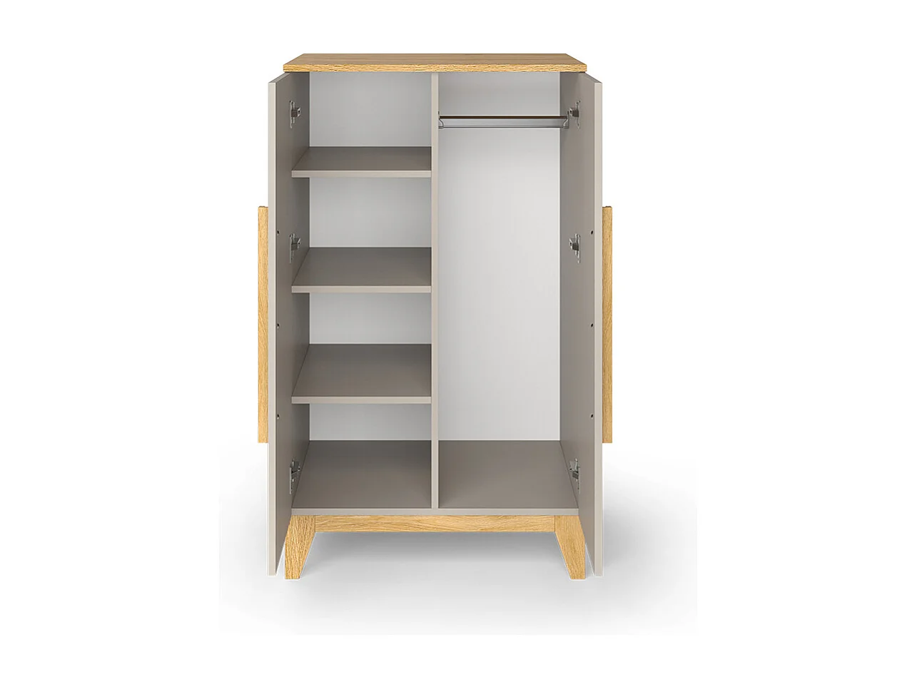 Armoire pour enfants chêne cachemire 70x53.4x120 malia