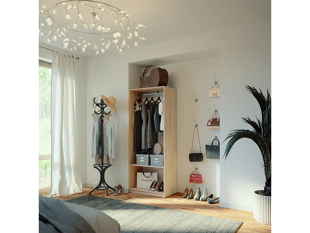 Armoire à vêtements sonoma 80x50x200 elmo