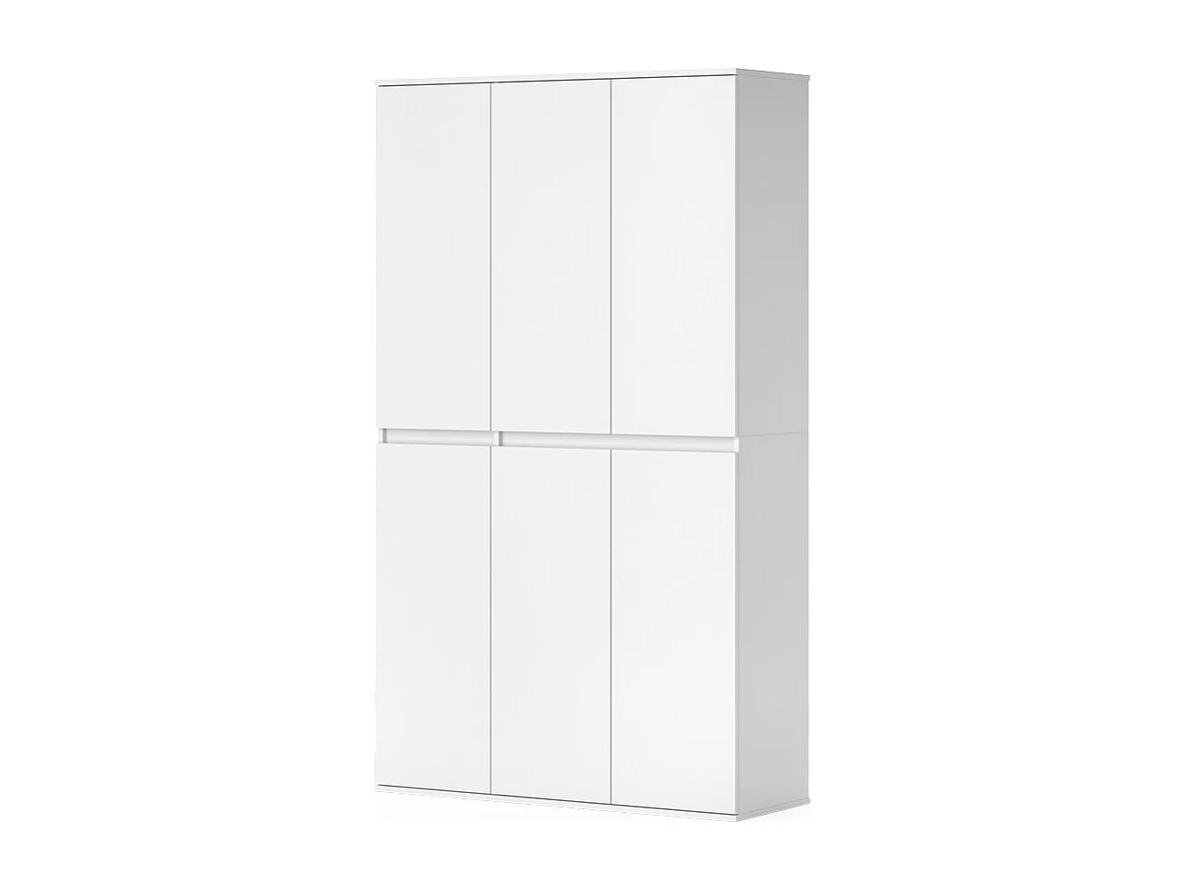 Armoire à vêtements blanc 111x40x191.5 claus