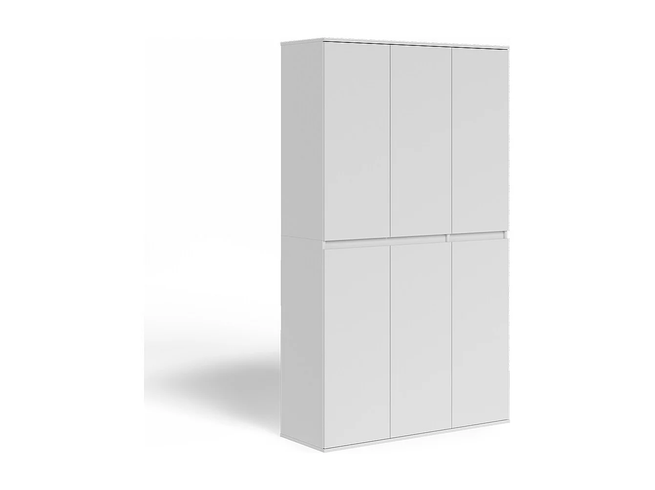 Armoire à vêtements blanc 111x40x191.5 claus