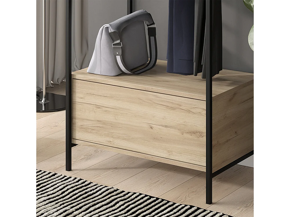 Garderobe træ 60x40x180 enya