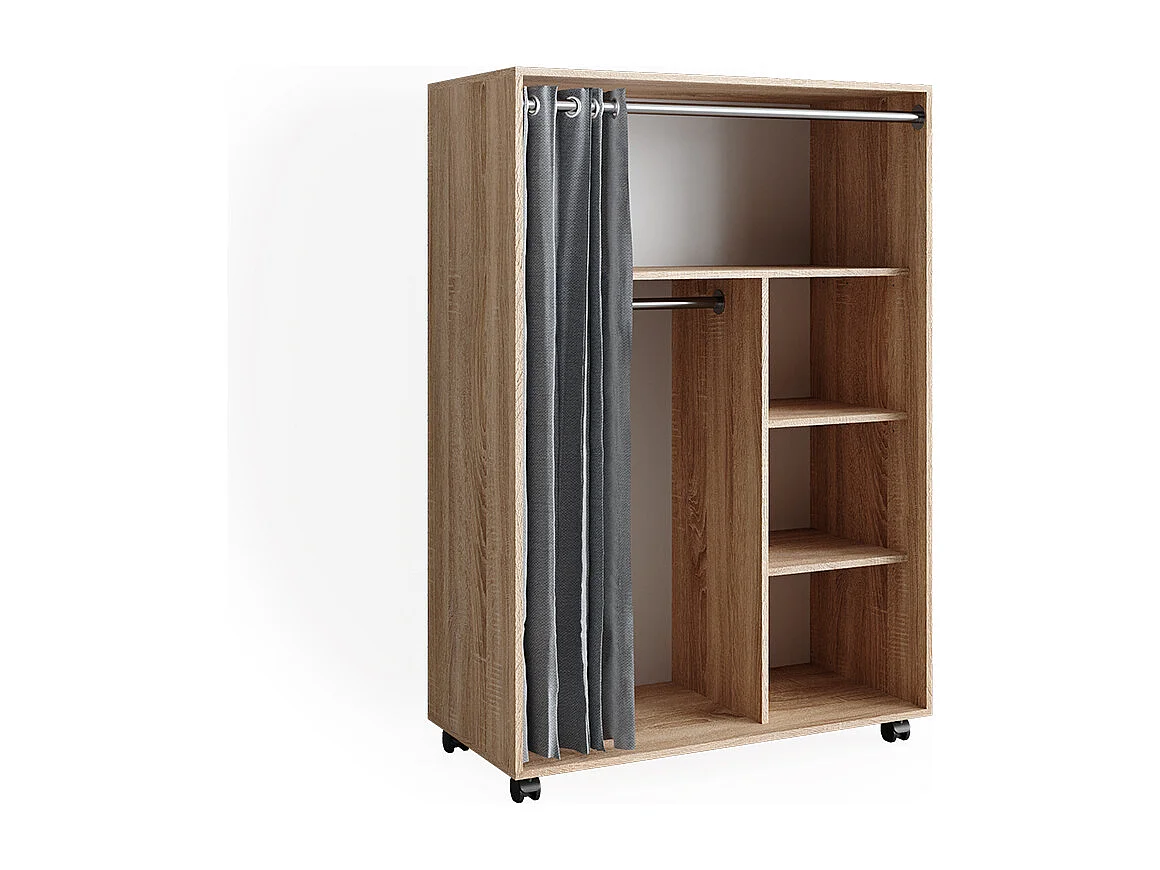 Tøjskab sonoma 100x50x146.6 doros