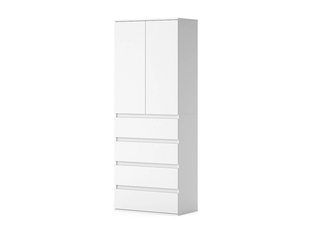Armoire à vêtements blanc 74x40x191.5 claus