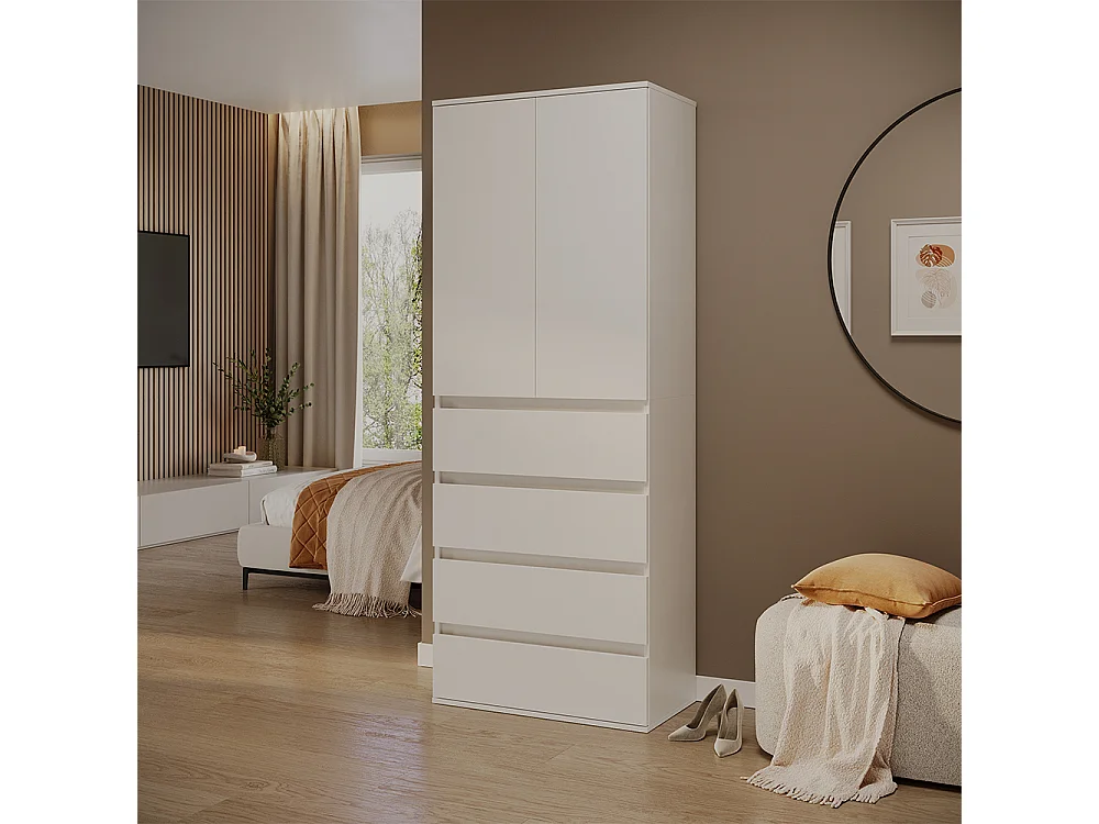 Szafa biały 74x40x191.5 claus