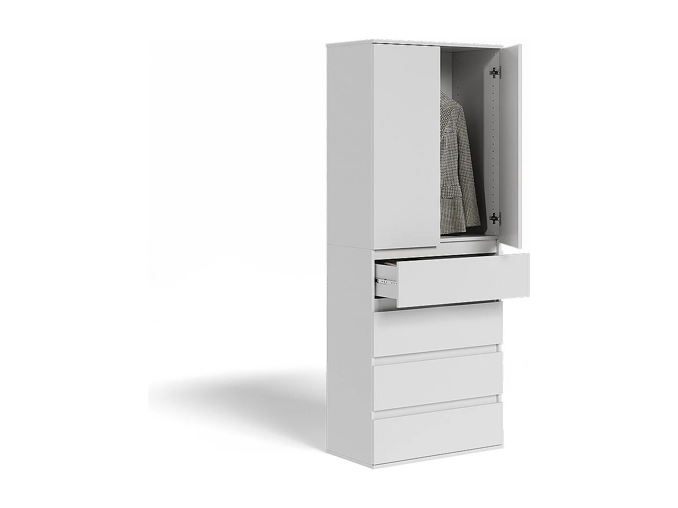 Szafa biały 74x40x191.5 claus