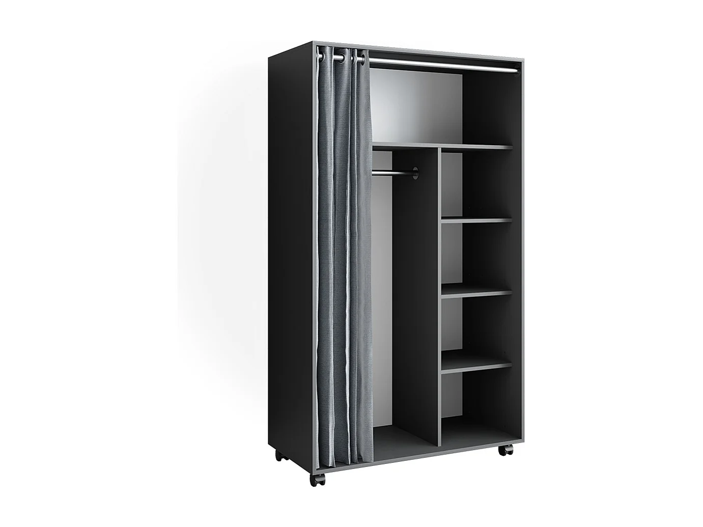 Armoire gris 100x50x168 doros