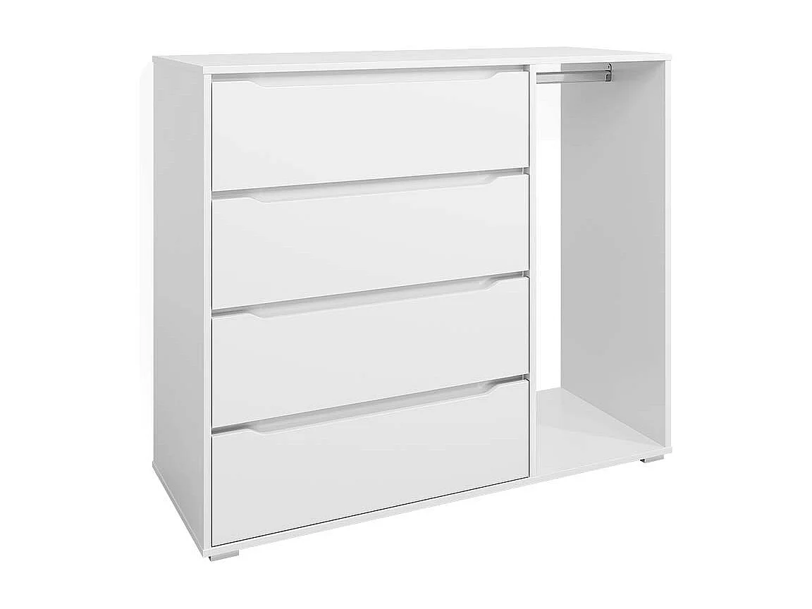 Armoire pour enfants blanc 120x48x101.9 ruben