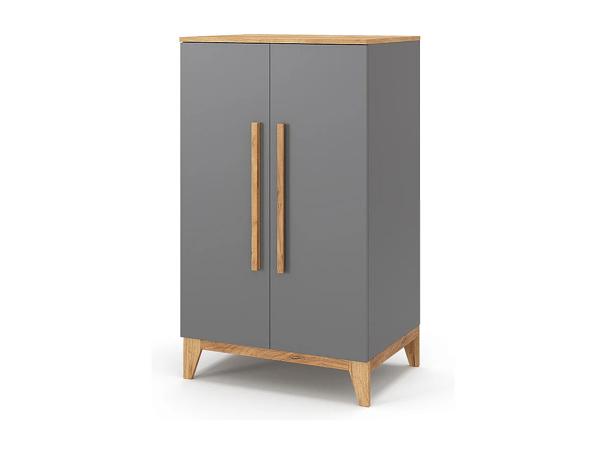 Armoire pour enfants gris 70x53.4x120 malia