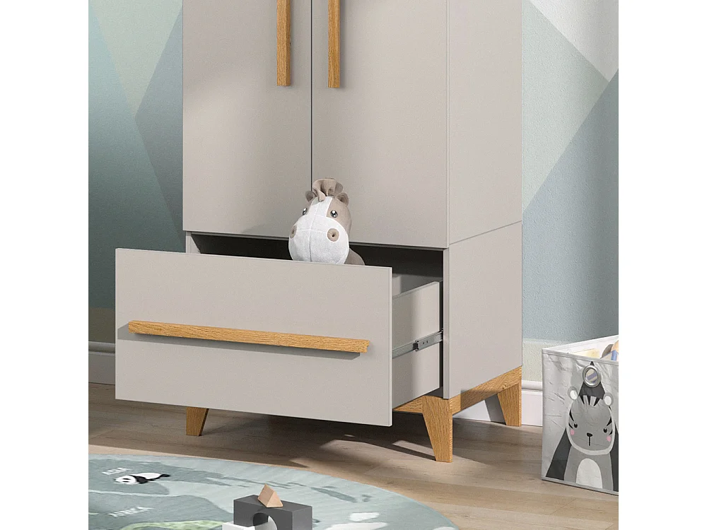 Armoire pour enfants chêne cachemire 70x53.4x186.8 malia
