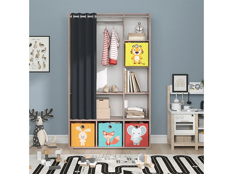 Kinderkledingkast sonoma 105.8x38x178.1 luigi