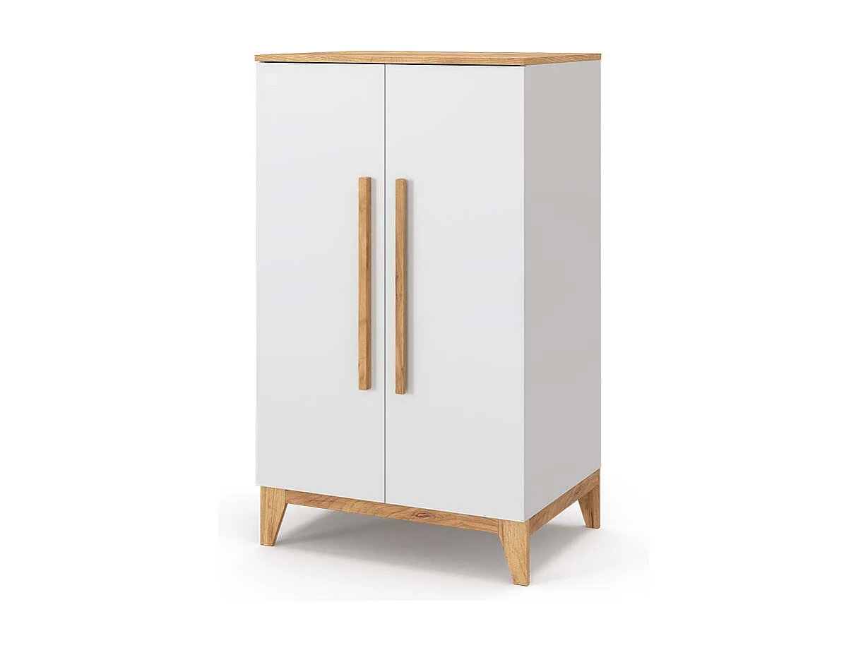 Armoire pour enfants blanc 70x53.4x120 malia