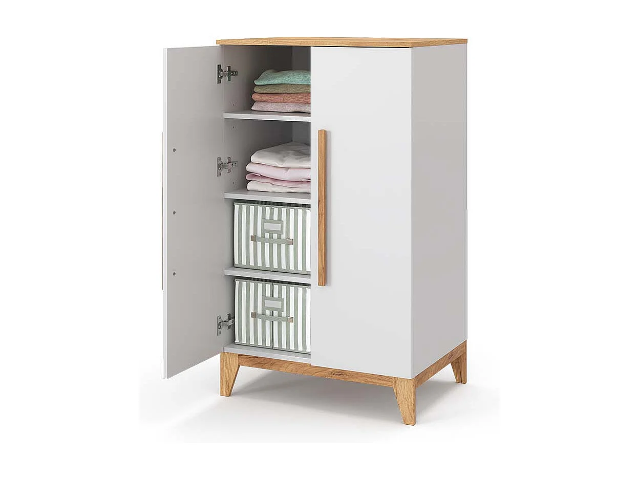 Armoire pour enfants blanc 70x53.4x120 malia