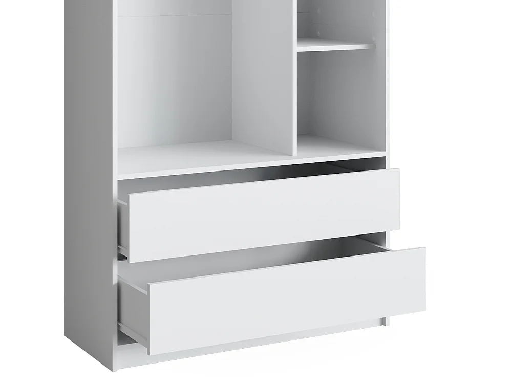 Armoire pour enfants blanc 100x50x200 elmo