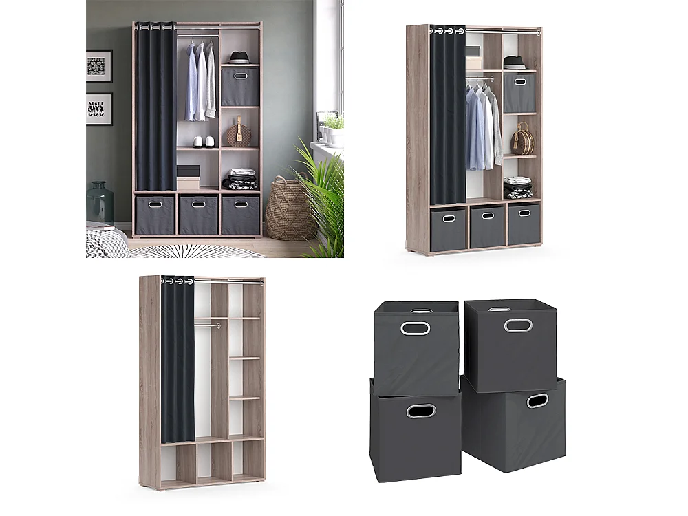 Armoire sonoma 38x105.8x178.1 luigi