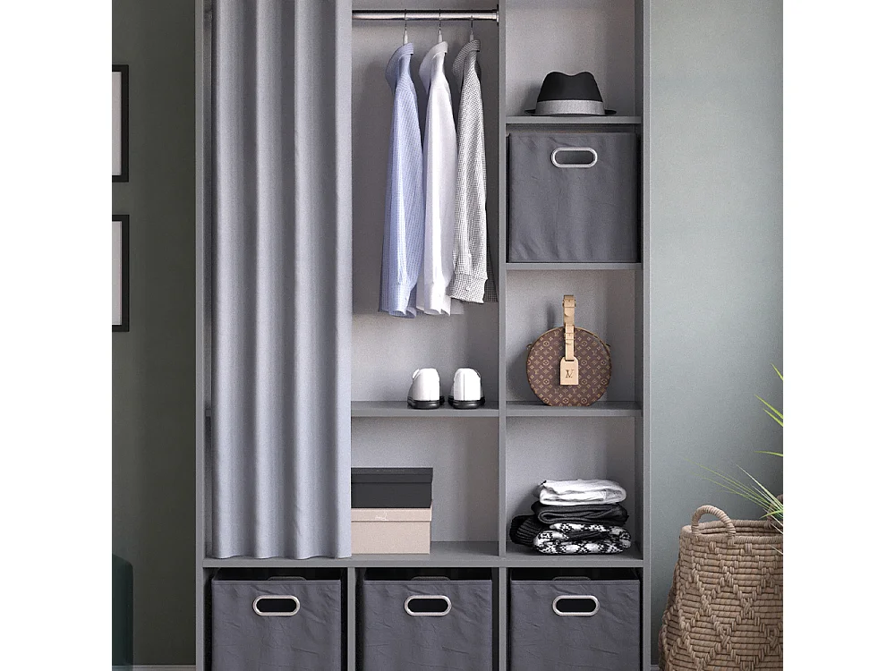 Armoire gris 38x105.8x178.1 luigi