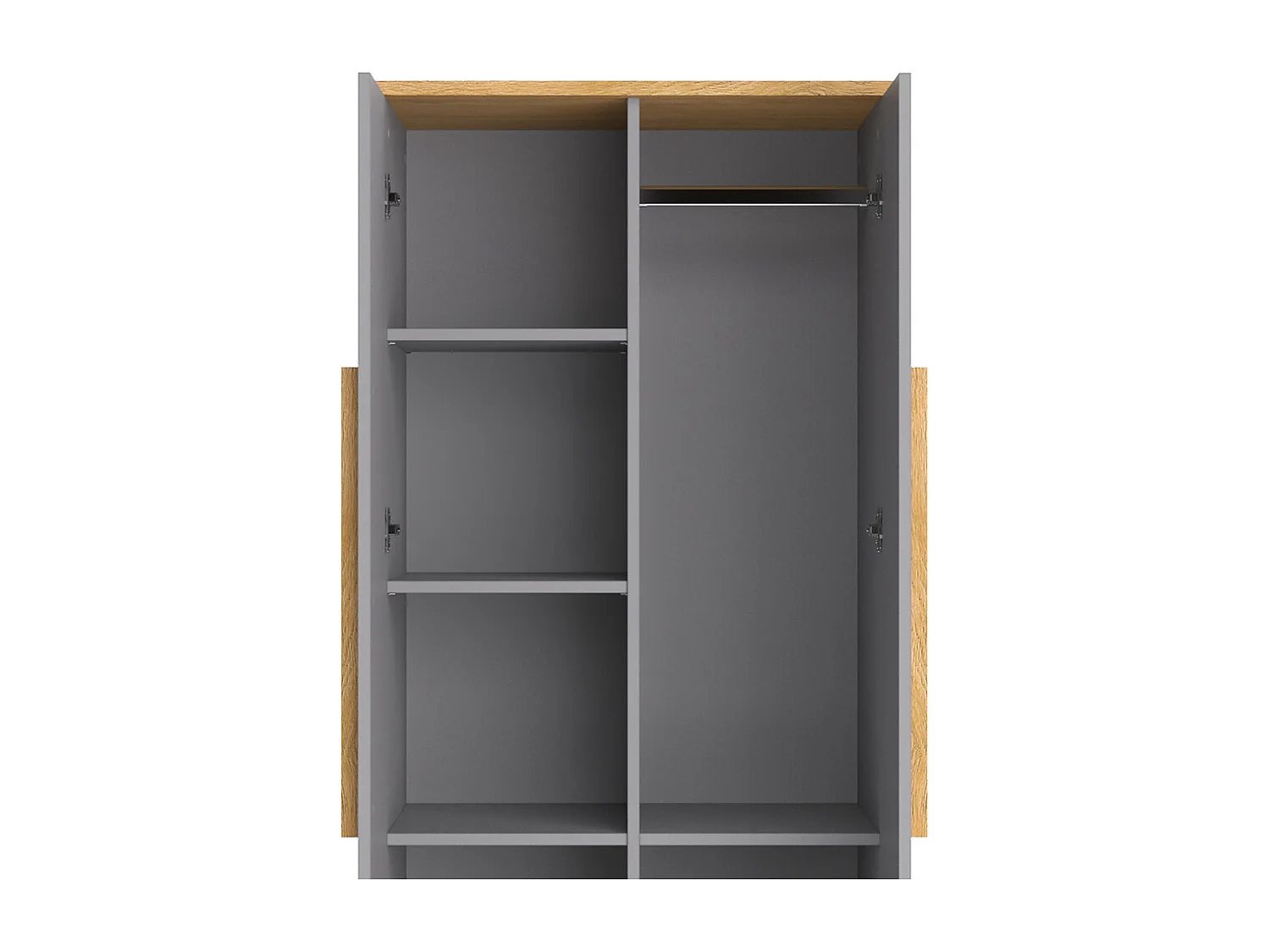 Armoire pour enfants gris 70x53.4x186.8 malia