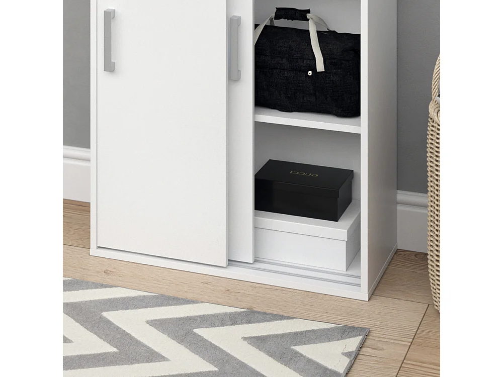 Tøjskab hvid 68x33x108.5 falk
