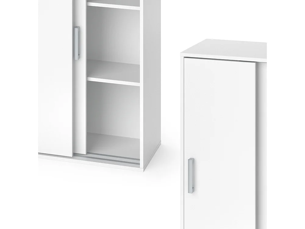 Tøjskab hvid 68x33x108.5 falk