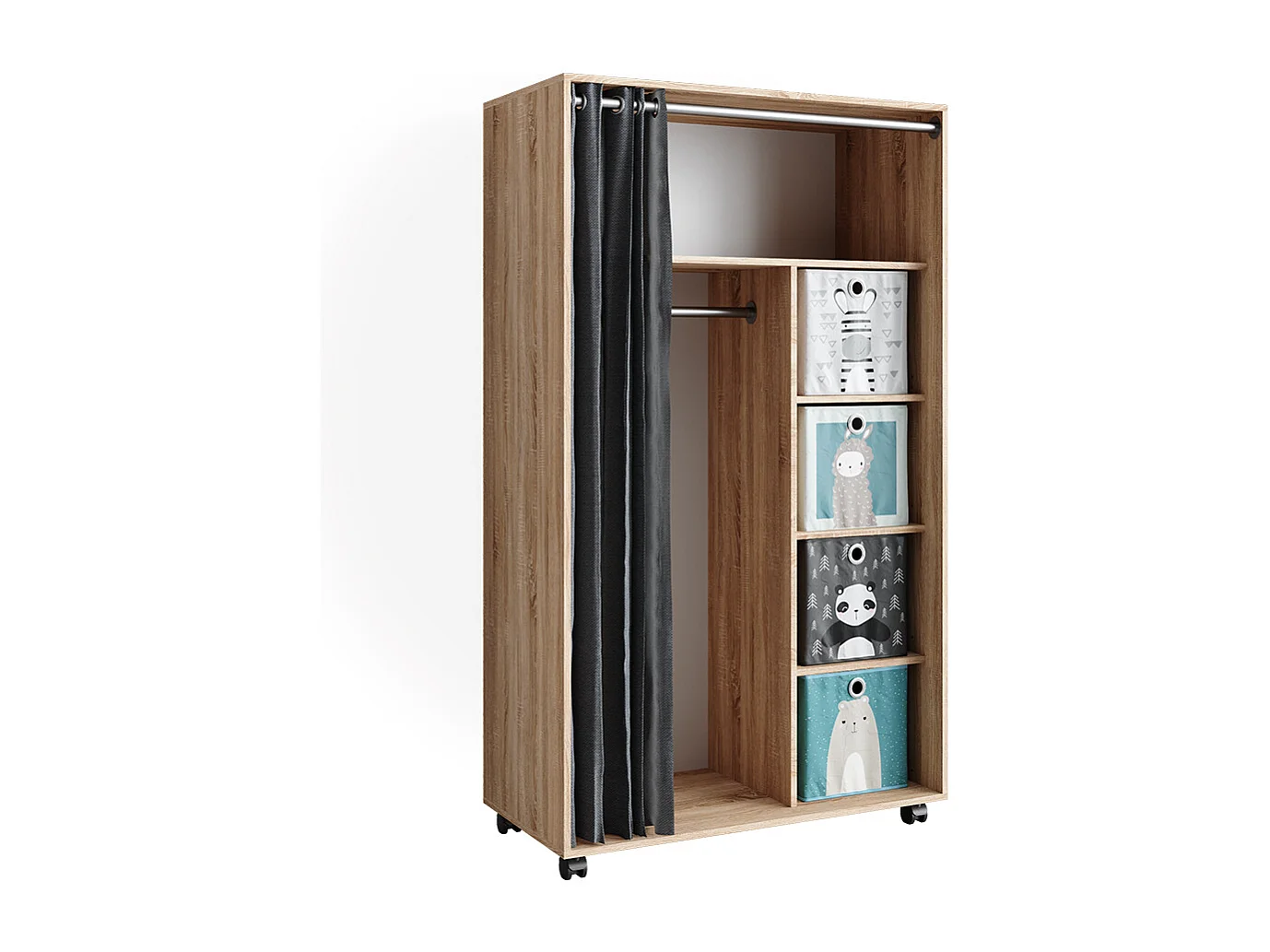 Kleiderschrank sonoma 100x50x168 doros