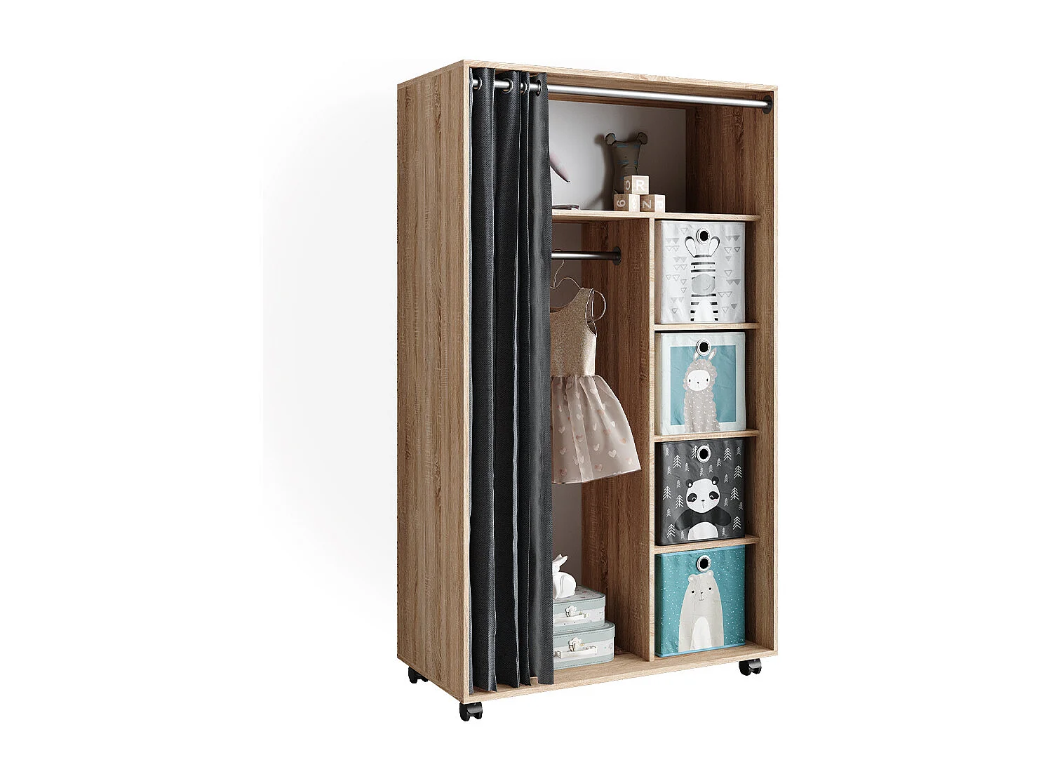 Kleiderschrank sonoma 100x50x168 doros