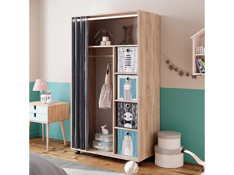 Kleiderschrank sonoma 100x50x168 doros