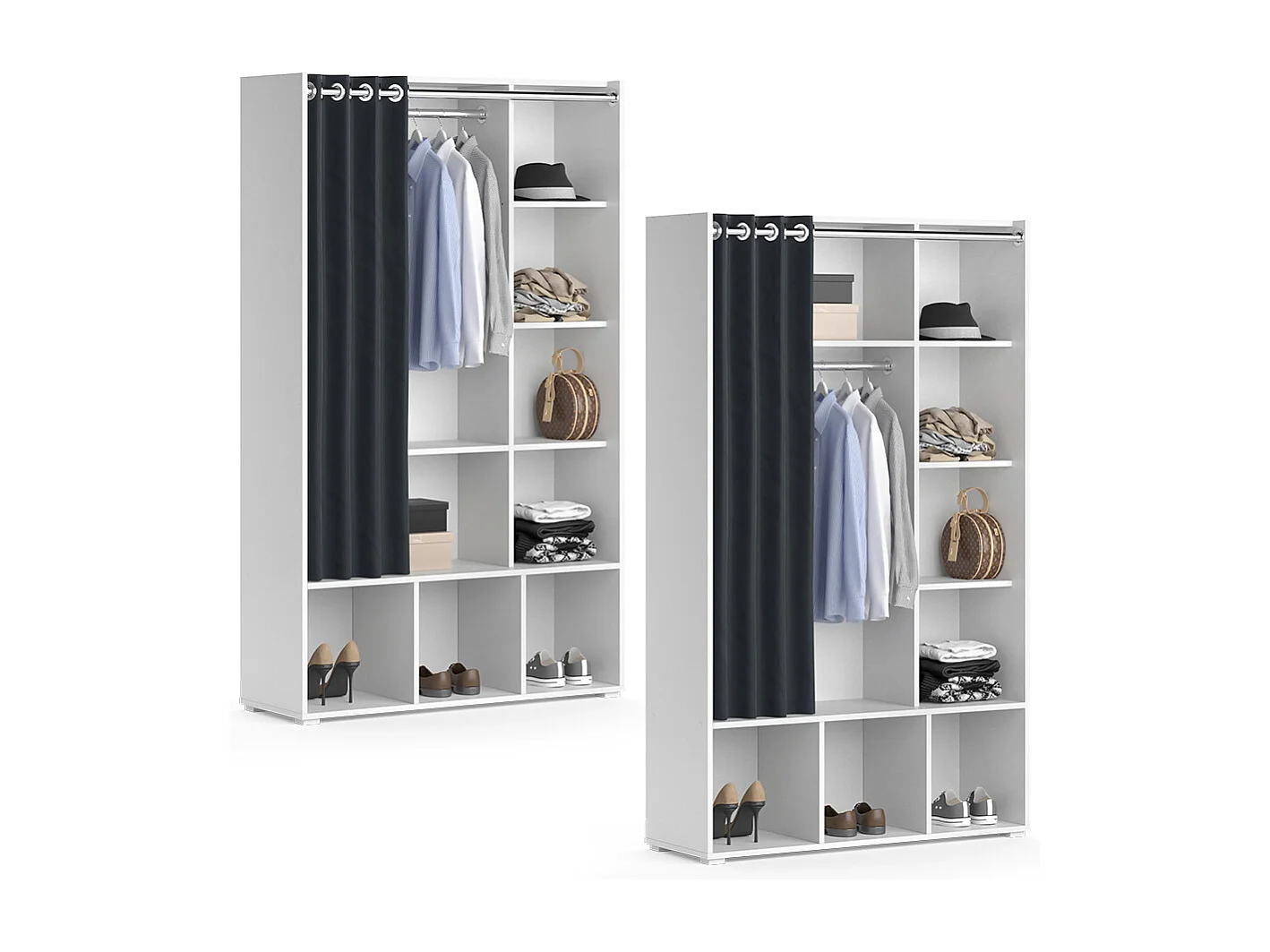 Armoire blanc 38x105.8x178.1 luigi