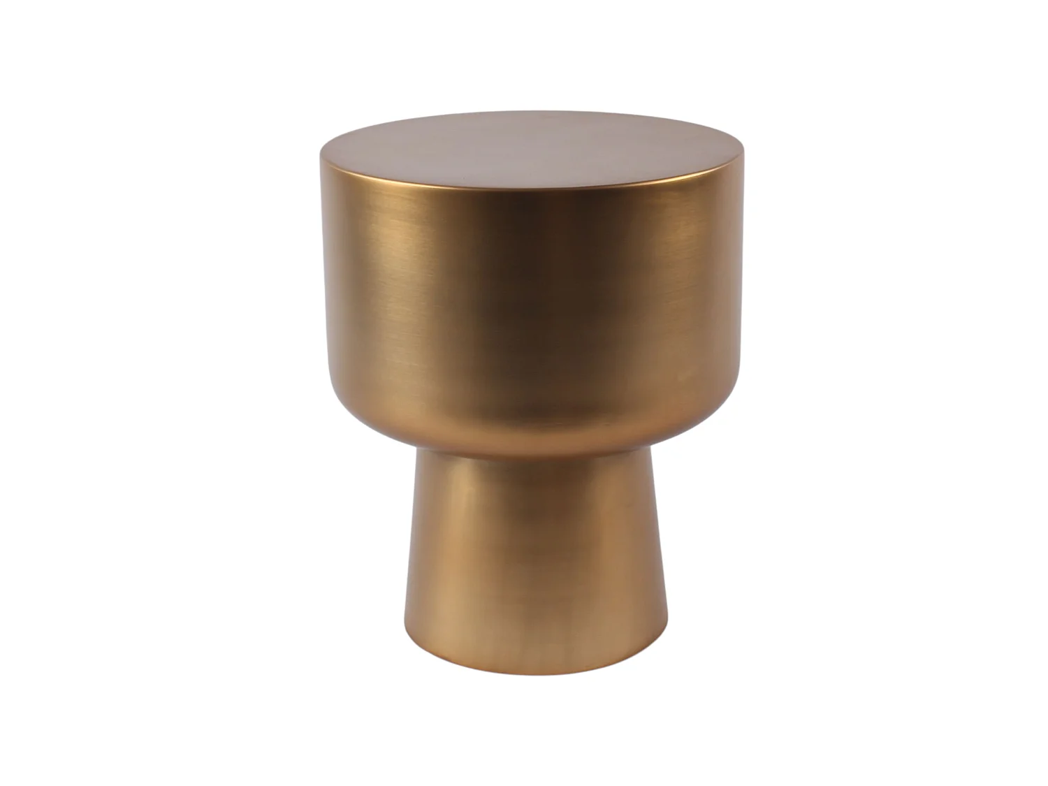 Table d'appoint en métal - Doré - FALENY