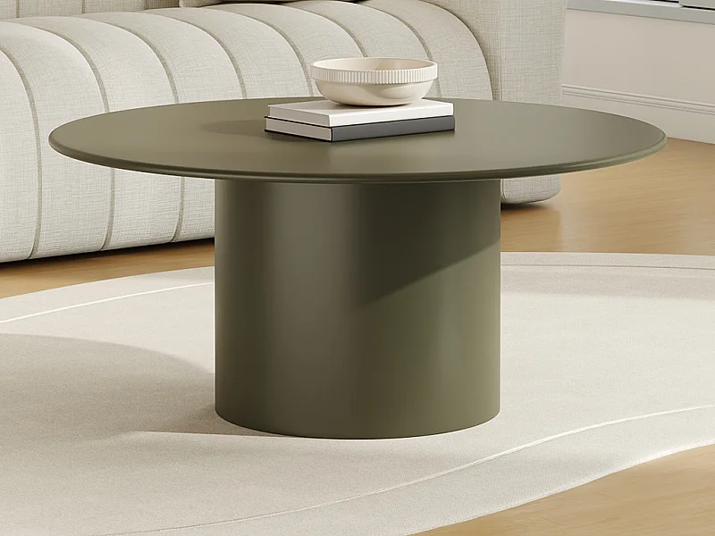 Table basse en métal - Kaki - JOVENIA