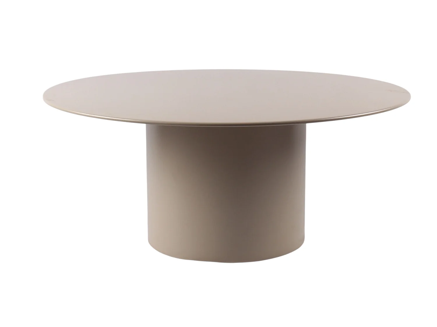 Table basse en métal - Beige - JOVENIA