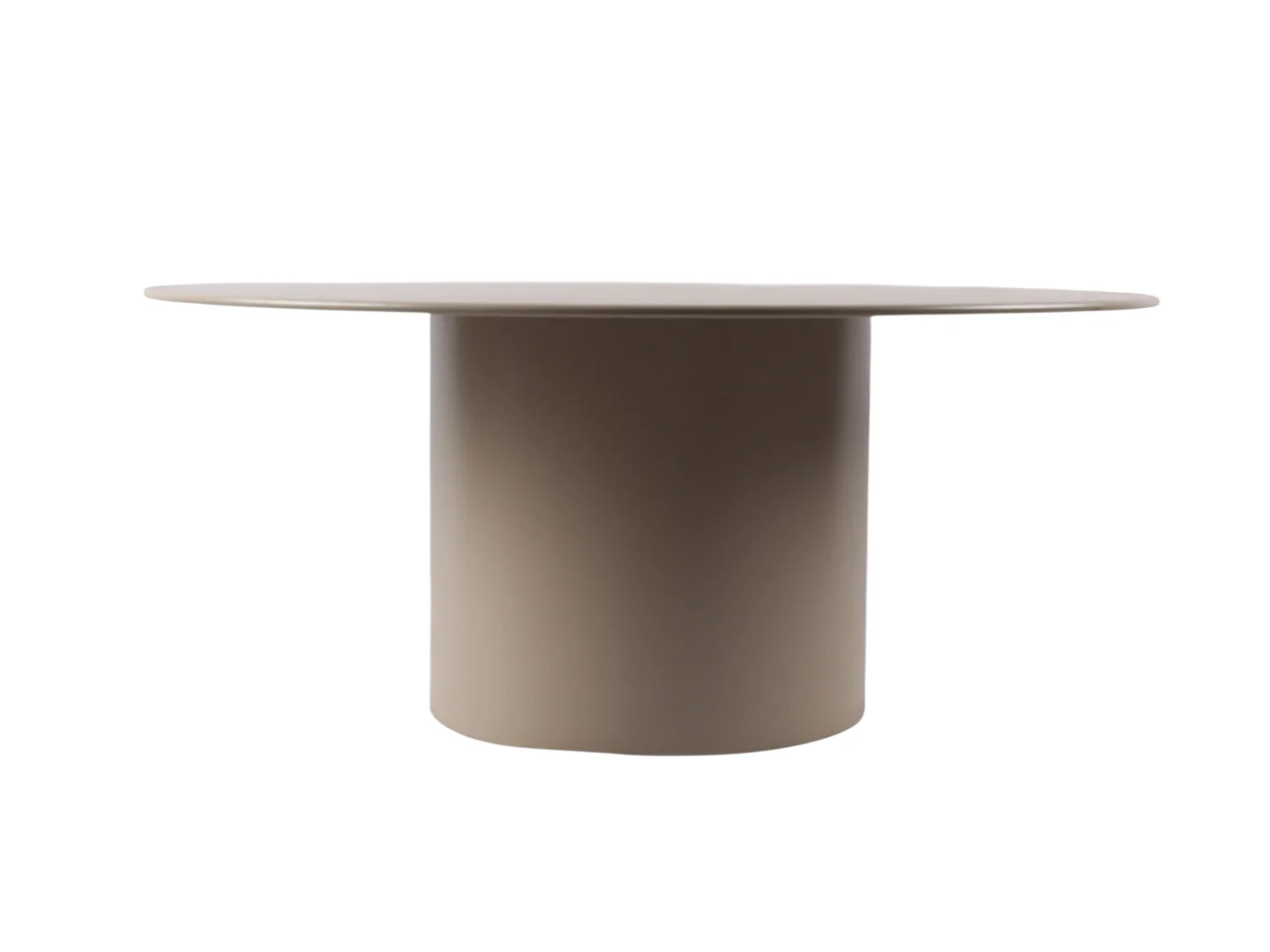 Table basse en métal - Beige - JOVENIA