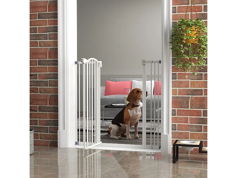 Barrière de sécurité pour chien extensible 74-100 cm