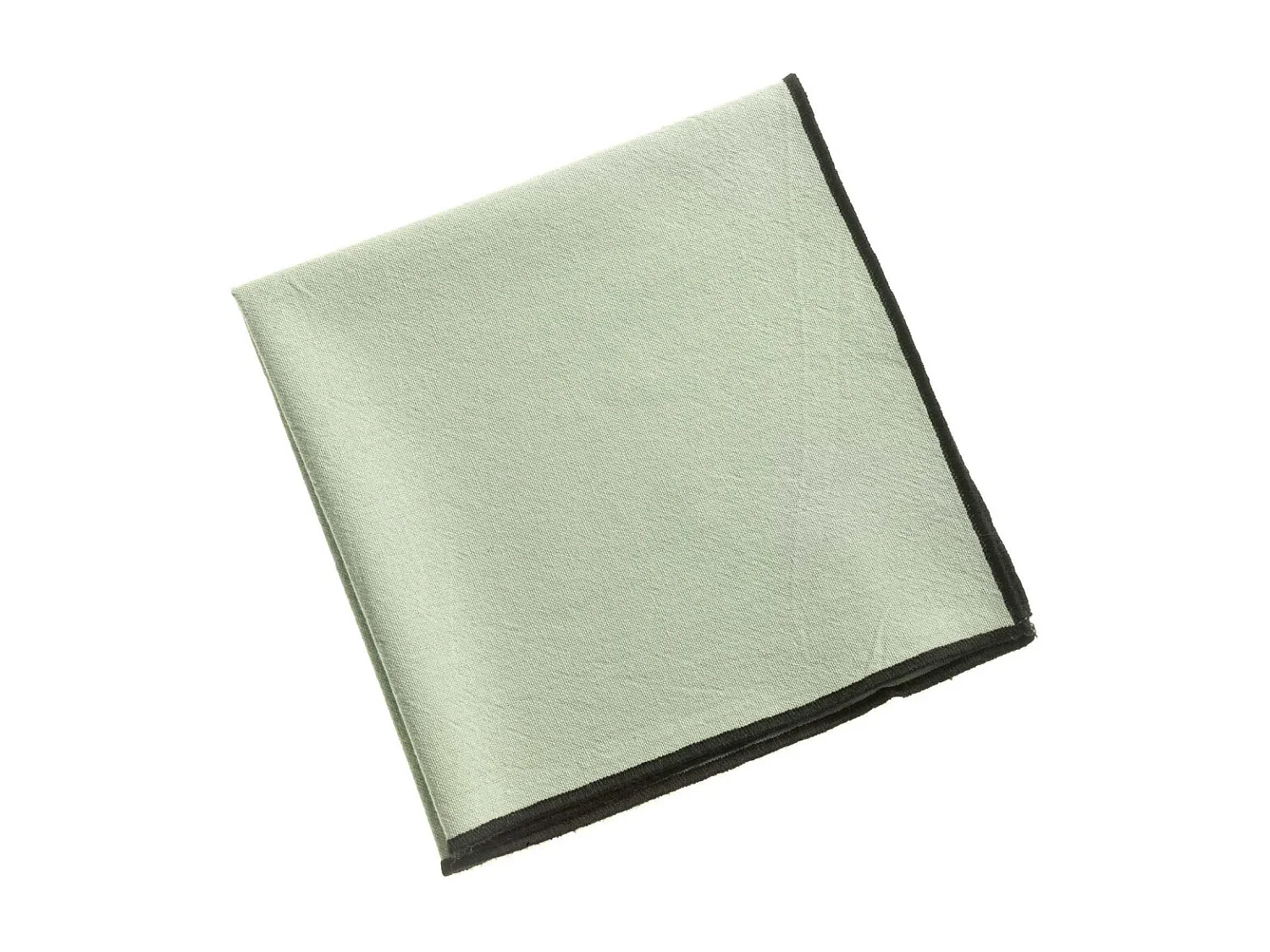 Serviette de table en coton recyclé Grace (Lot de 6) Céladon