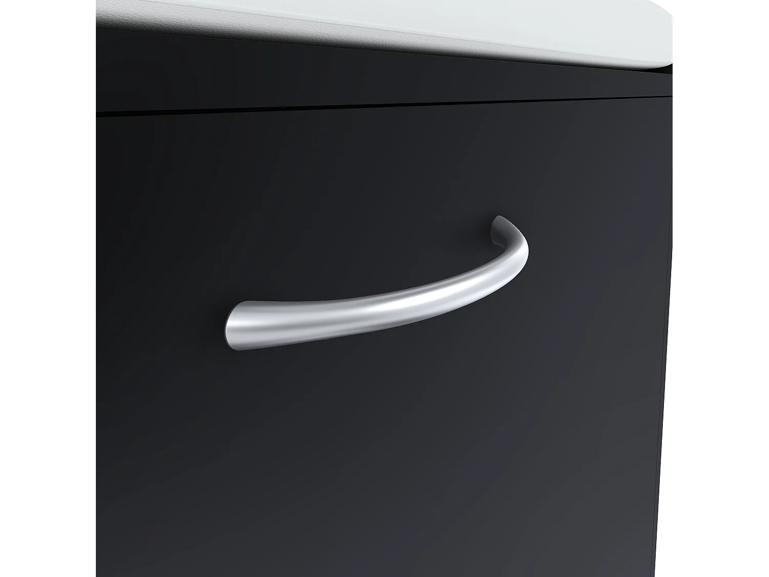 Panca Portascarpe Scarpiera Da Ingresso Piccola Salvaspazio Con Cuscino Anta A Ribalta Seduta Imbottita In Ecopelle Tripla Profondità 60 x 30 x 48 Cm Nero Liscio