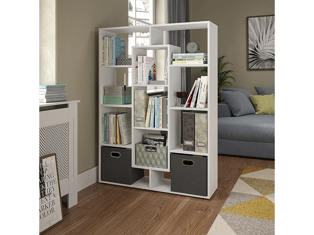 Étagère pivotante blanc 107.2x29x143