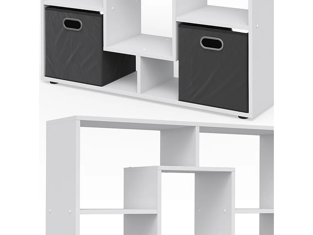 Étagère pivotante blanc 107.2x29x143