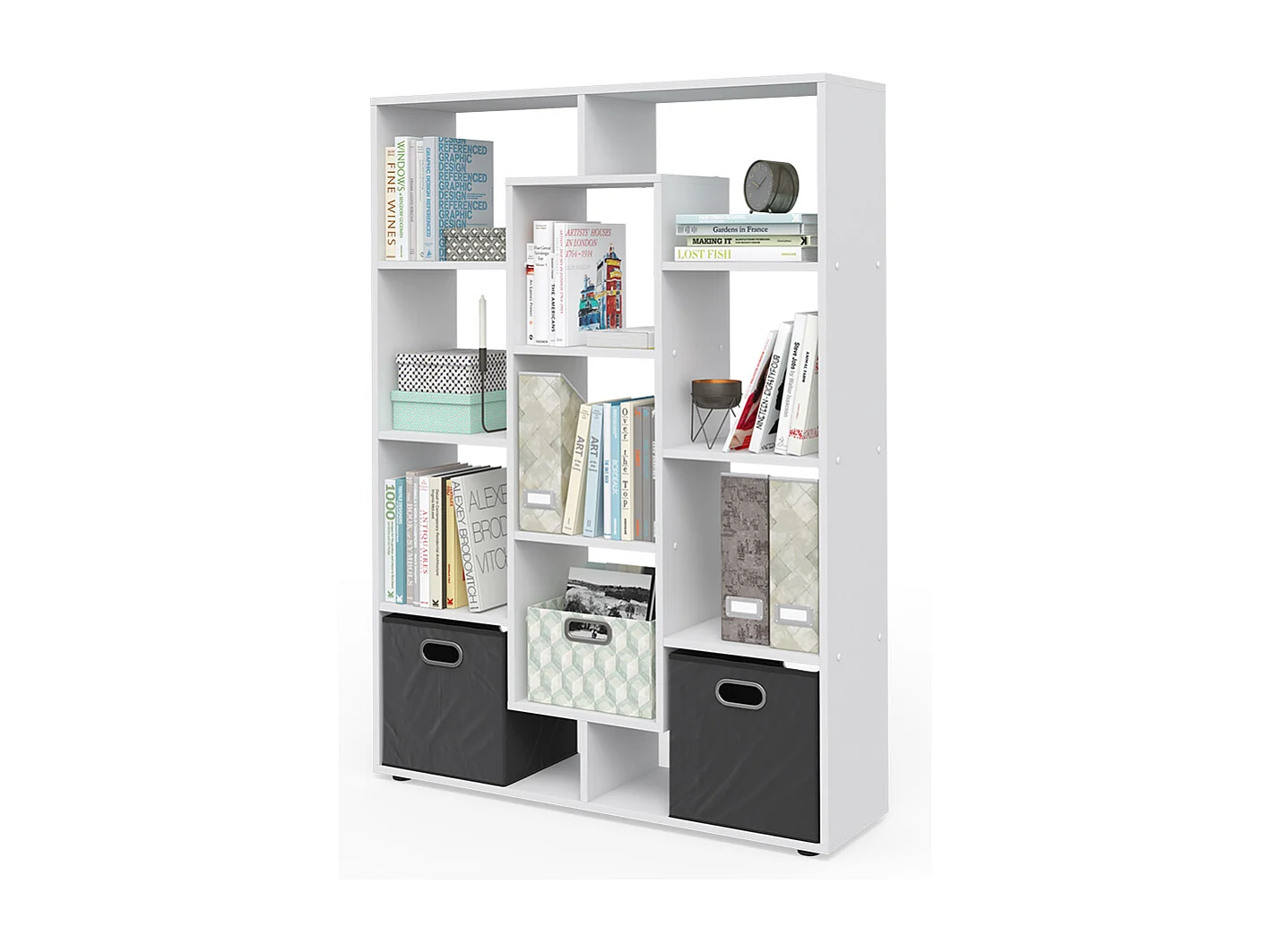 Étagère pivotante blanc 107.2x29x143