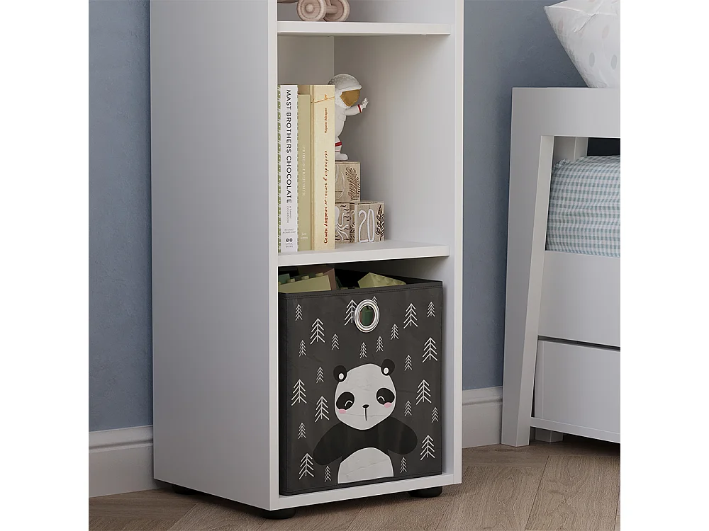 Kinderregal weiß 105.6x32.1x38.2 estell