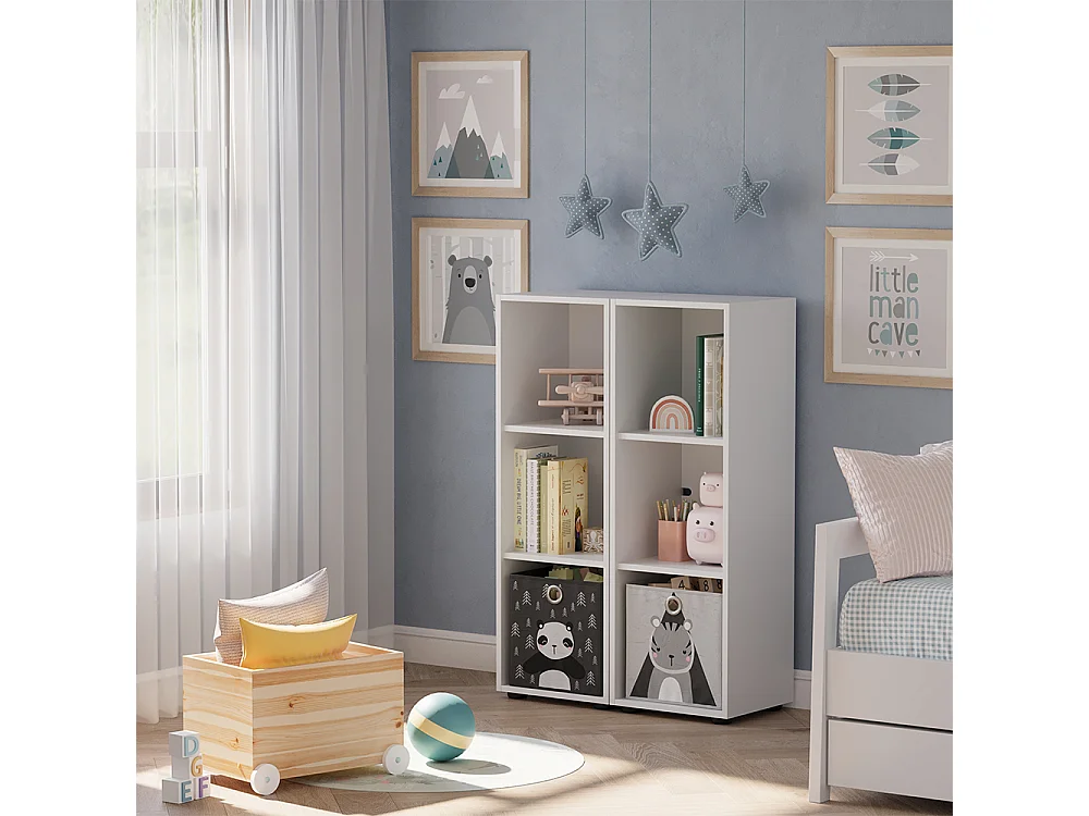 Étagère pour enfants blanc 105.6x32.1x38.2 estell