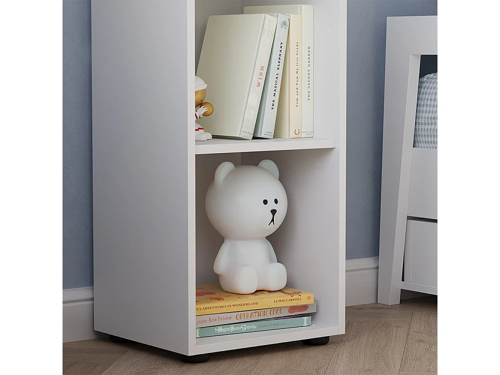 Kinderregal weiß 71x32.1x38.2 estell