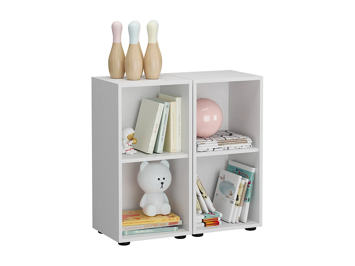 Kinderregal weiß 71x32.1x38.2 estell