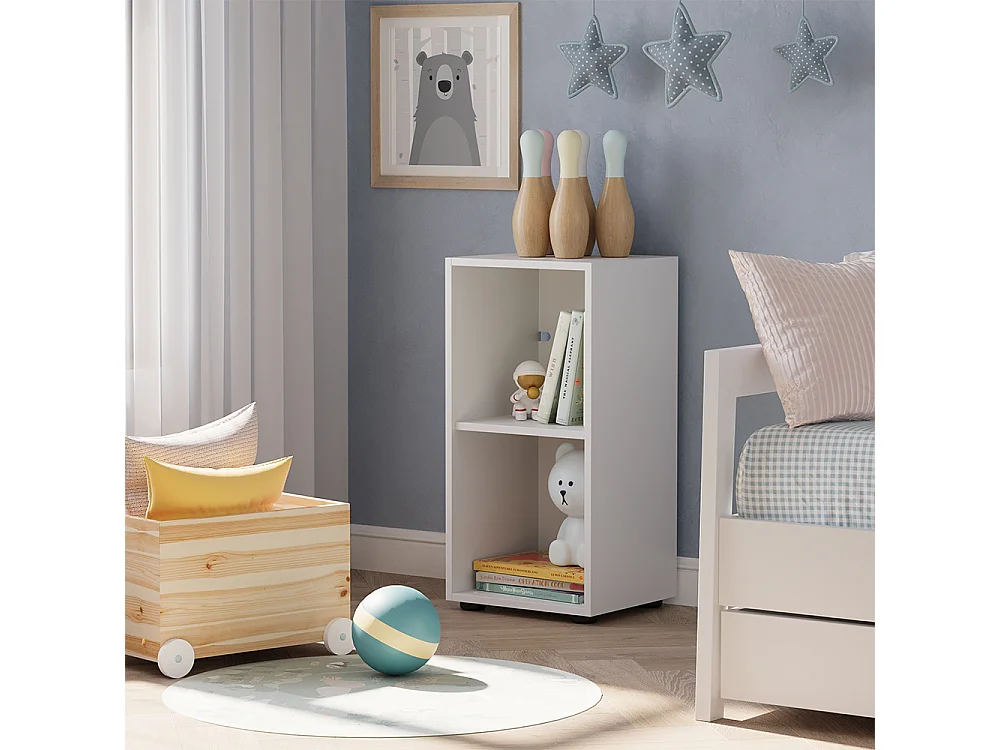 Kinderregal weiß 36.2x32.1x72.9 estell