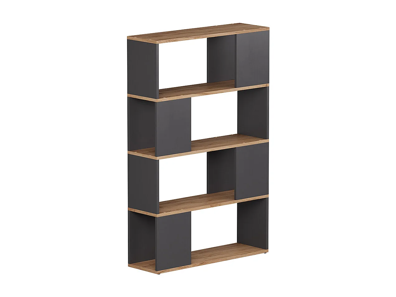 Rumdeler antracit/gylden eg 80x24x124.5 eneos