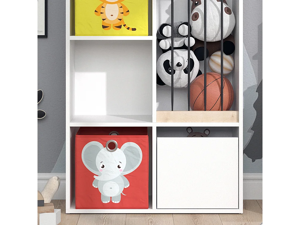 Libreria bambini bianco 29.2x72x107.8 luigi