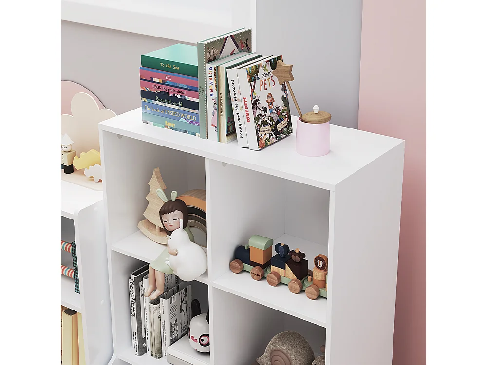 Étagère pour enfants blanc 65.5x31x82.5 conny