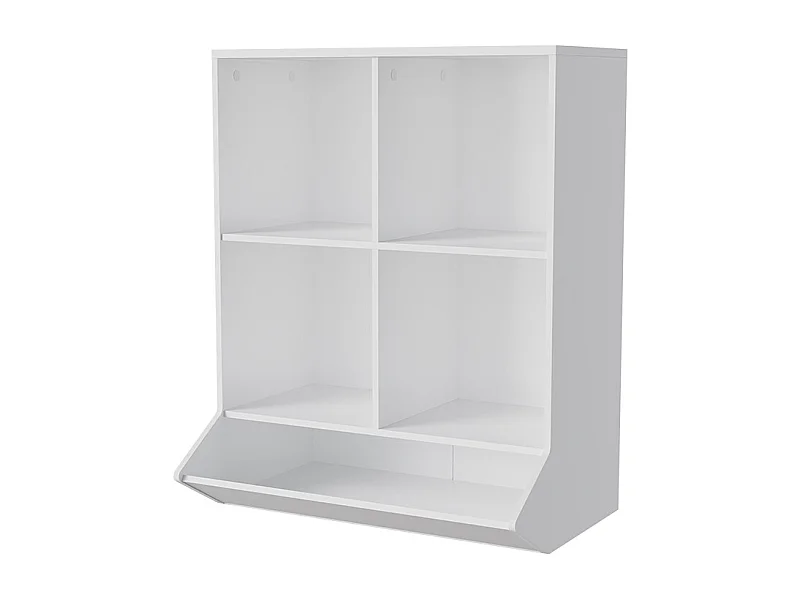 Scaffale per bambini bianco 65.5x31x82.5 conny