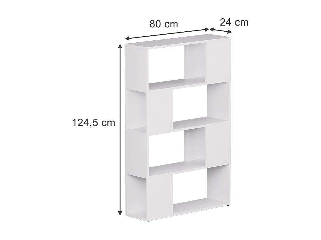 Raumteiler weiß 80x24x124.5 eneos