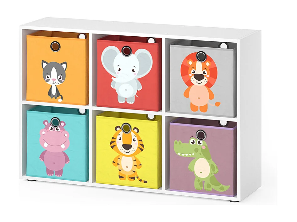 Bibliothèque enfant blanc 72x29x107.8